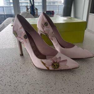 Ted Baker Pink Floral Heels